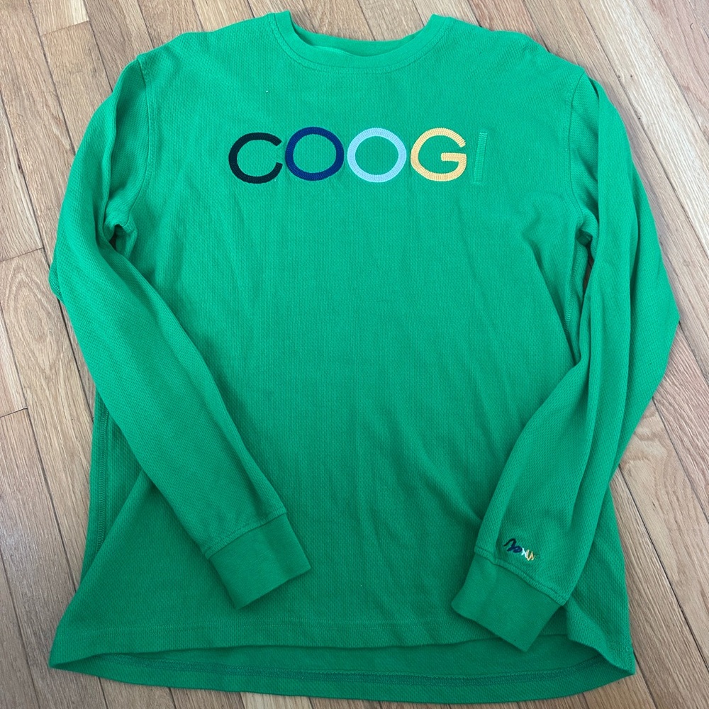 Coogi Boys Green Long Sleeve Shirt Size XL